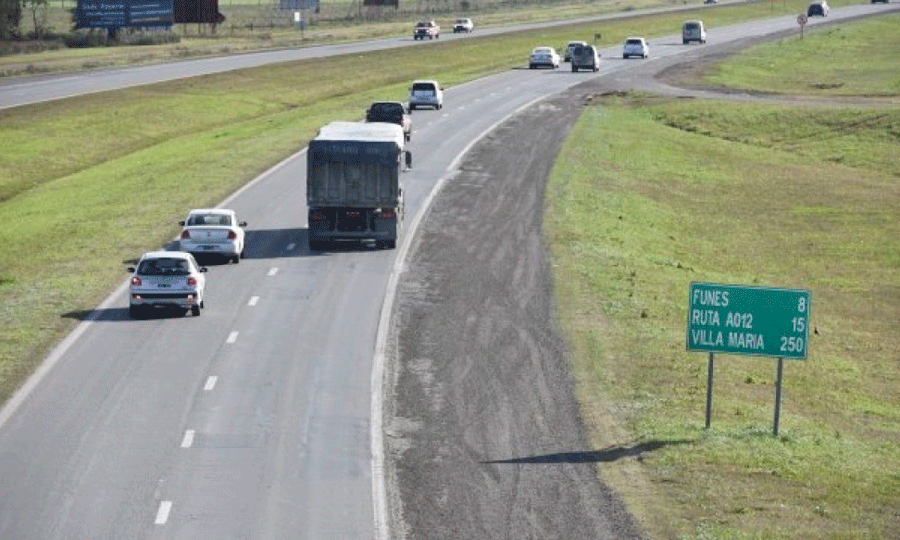 Autopista Rosario-Córdoba: proyectan la construcción de un tercer carril