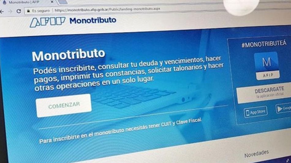 Nuevos trámites para monotributista